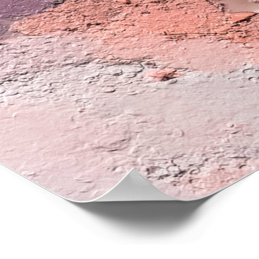 Abstracte kleurige olie, acrylverf van veer poster (Hoek)