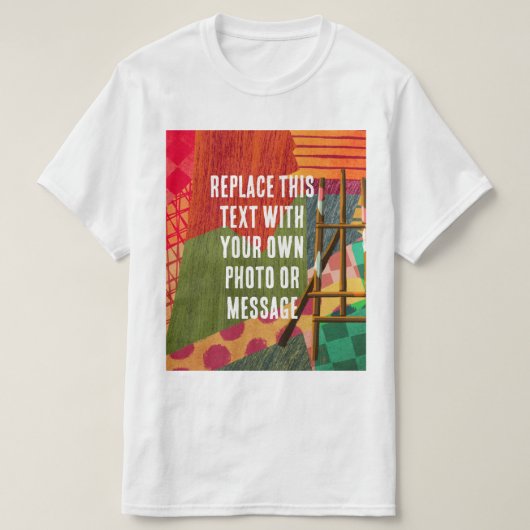 Abstracte Kleurkunst T-shirt (Design voorkant)