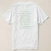 Abstracte Kleurkunst T-shirt (Design achterkant)