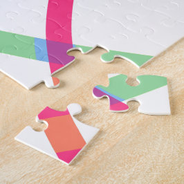 Abstracte Kleurlijn Legpuzzel