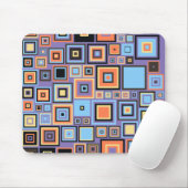 Abstracte kleurpleinen muismat (Met muis)