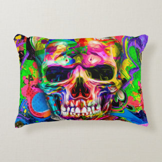 abstracte kleurrijke achtergrond met kleurrijke sc accent kussen