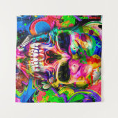 abstracte kleurrijke achtergrond met kleurrijke sc wandkleed (Voorkant (horizontaal))