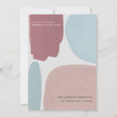 Abstracte kleurrijke afgedekte graduatie partij aankondiging (Achterkant)