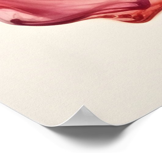 Abstracte kleurrijke alcoholinkt poster (Hoek)