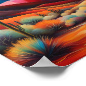 Abstracte kleurrijke Arizona Poster (Hoek)