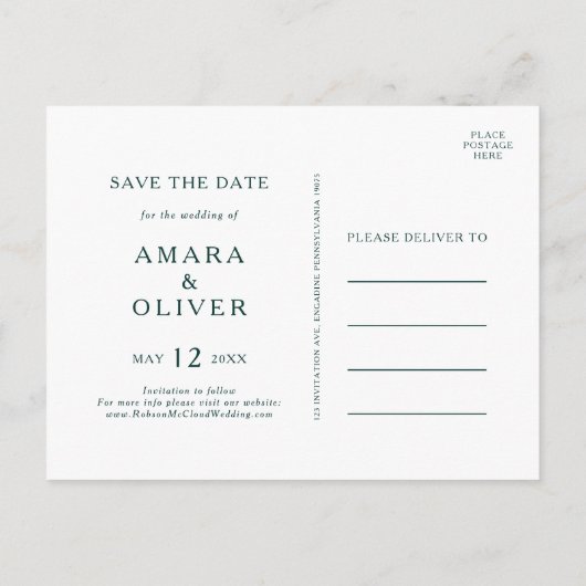 Abstracte kleurrijke bewaarder het Briefkaart Datu (Achterkant)