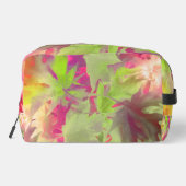 Abstracte kleurrijke bladeren cosmetische tas (Achterkant)