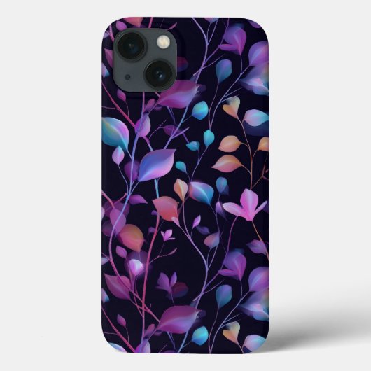 Abstracte kleurrijke bladeren en bloempatronen Case-Mate iPhone case (Achterkant)