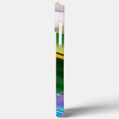 Abstracte kleurrijke bladeren met psychedelische s Case-Mate iPhone case (Achterkant / Links)