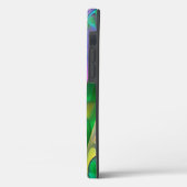 Abstracte kleurrijke bladeren met psychedelische s Case-Mate iPhone case (Achterkant / Links)