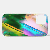 Abstracte kleurrijke bladeren met psychedelische s Case-Mate iPhone case (Achterkant (horizontaal))