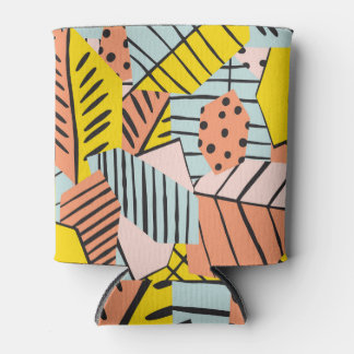 Abstracte kleurrijke bladeren, natuur. blikjeskoeler