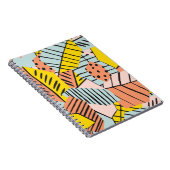 Abstracte kleurrijke bladeren, natuur. notitieboek (Rechterzijde)