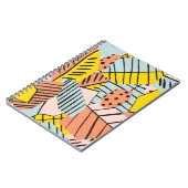 Abstracte kleurrijke bladeren, natuur. notitieboek (Linkerzijde)