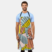 Abstracte kleurrijke bladeren, natuur. schort (Gedragen)