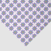 Abstracte kleurrijke bloem Eid Tissuepapier (Detail)