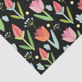 Abstracte kleurrijke bloemen tissuepapier (Detail)