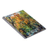 Abstracte kleurrijke bomen Bijbelvers Gebedsdagboe Notitieboek (Rechterzijde)