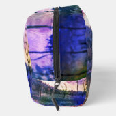 Abstracte kleurrijke bomen cosmetische tas (Rechts)