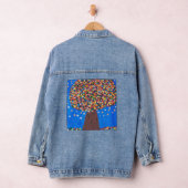 Abstracte kleurrijke boom denim jacket (Hangar)