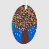 Abstracte kleurrijke boom ornament (voorkant)