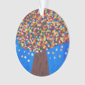 Abstracte kleurrijke boom ornament (voorkant)