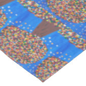 Abstracte kleurrijke boom tafelkleed (Gekanteld)