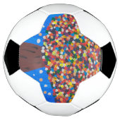 Abstracte kleurrijke boom voetbal (Gedraaid)