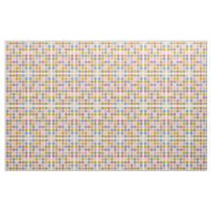 Abstracte kleurrijke cirkel rond patroon Stof