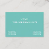 Abstracte kleurrijke cirkels visitekaartje (Achterkant)