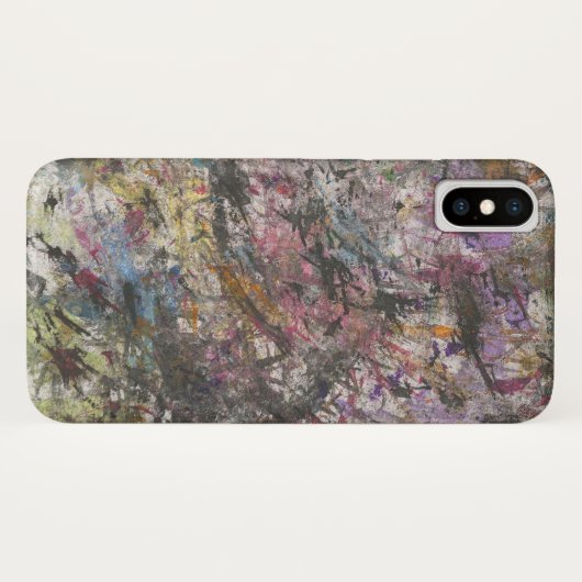 Abstracte Kleurrijke "Confetti Too" iPhone / iPad  Case-Mate iPhone Case (Achterkant (horizontaal))