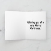 Abstracte kleurrijke decoratieve kerstboom feestdagen kaart (Binnen)