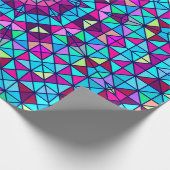 Abstracte kleurrijke digitale decoratieve ventilat cadeaupapier (Hoek)