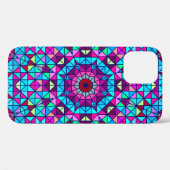 Abstracte kleurrijke digitale decoratieve ventilat Case-Mate iPhone case (Achterkant (horizontaal))