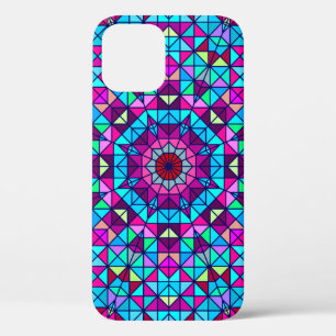 Abstracte kleurrijke digitale decoratieve ventilat Case-Mate iPhone case
