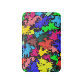 Abstracte kleurrijke draai / badmat (Voorkant Verticaal)