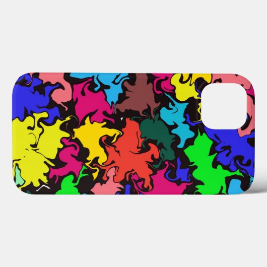 Abstracte kleurrijke draai / Case-Mate iPhone case (Achterkant (horizontaal))