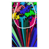 Abstracte kleurrijke draai / gekleurd / klein cadeauzakje (Achterkant)