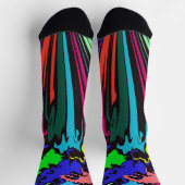 Abstracte kleurrijke draai / gekleurd / sokken (Top)