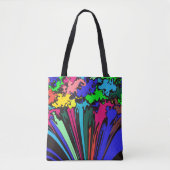 Abstracte kleurrijke draai / gekleurd / tote bag (Voorkant)
