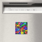Abstracte kleurrijke draai / magneet (Insitu (Vaatwasser))