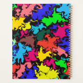 Abstracte kleurrijke draai / planner (Achterkant)