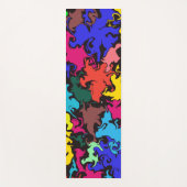Abstracte kleurrijke draai / yogamat (Voorkant)