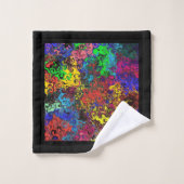 Abstracte Kleurrijke Draaiers / Bad Handdoek (Wasdoekje)