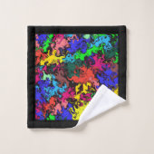 Abstracte kleurrijke draden / bad handdoek (Wasdoekje)