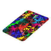 Abstracte kleurrijke draden / flexibel magneet (Linkerzijde)