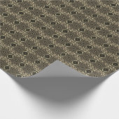 Abstracte kleurrijke draden met halve brick / Sepi Cadeaupapier (Hoek)