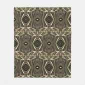 Abstracte kleurrijke draden met halve brick / Sepi Fleece Deken (Voorkant)