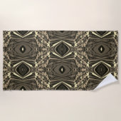 Abstracte kleurrijke draden met halve brick / Sepi Strandlaken (Voorkant)